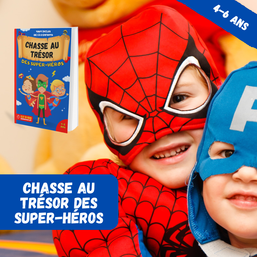 Chasse au Trésor Super-Héros KidoTrésor